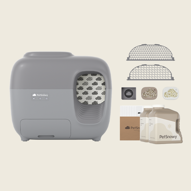 Litter Box Premium Set + Arena aglomerante × 2