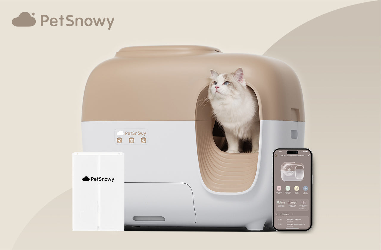 SNOW+ Self-Cleaning Cat Litter Box - Basic/Classic