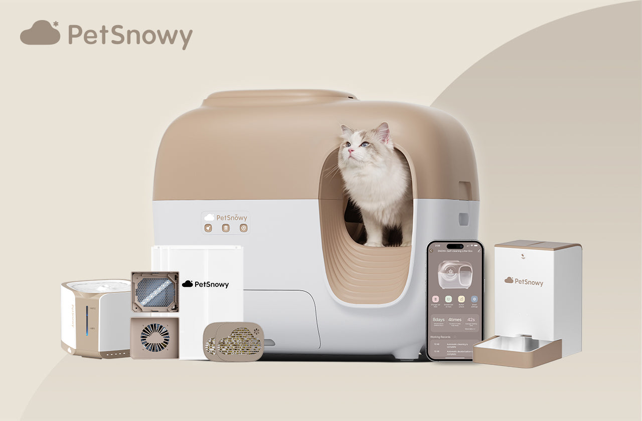 SNOW+ Self-Cleaning Cat Litter Box - Deluxe/Classic